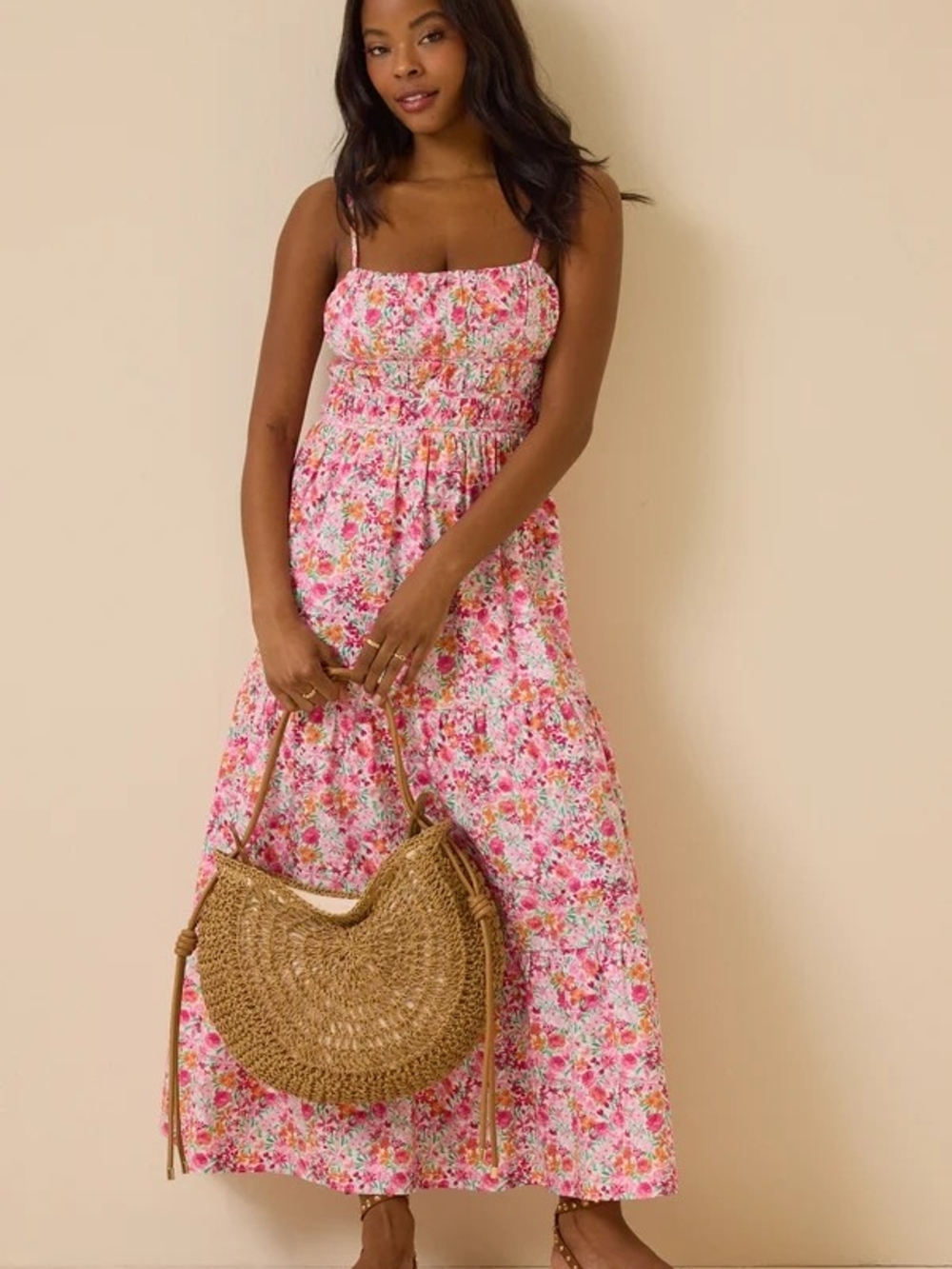Altar'd State Staleigh Floral Maxi Dress